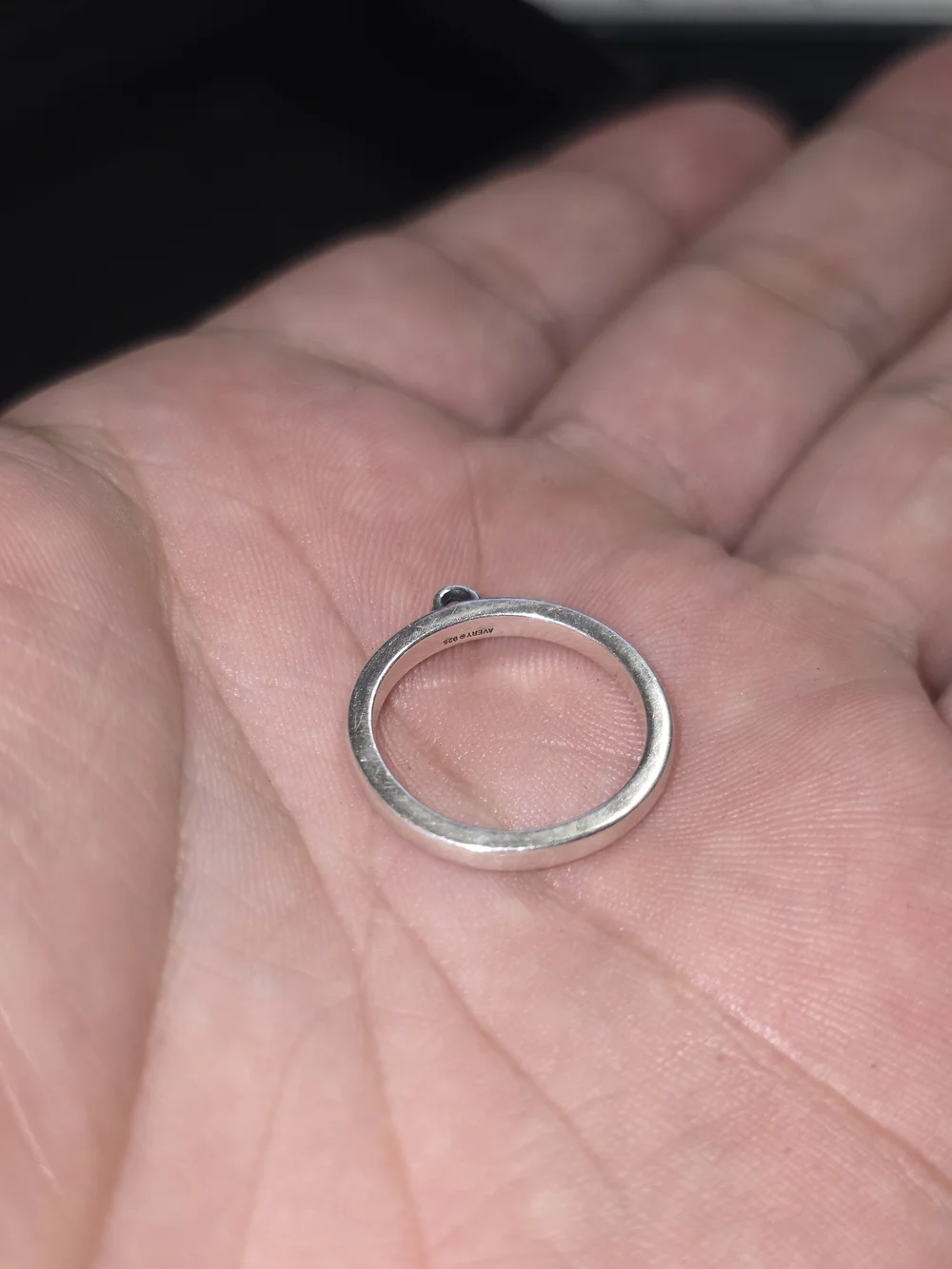 Dangle Sterling Ring  Size 4